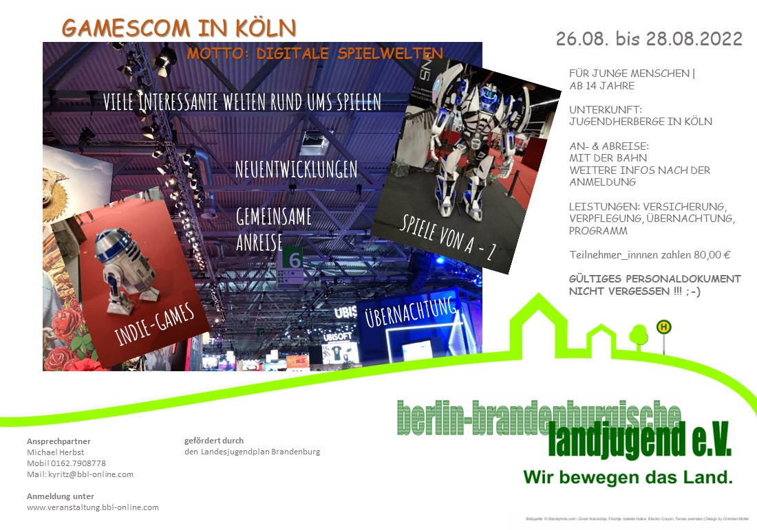 2022 08 26 AMB Gamescom 2022 Köln Flyer